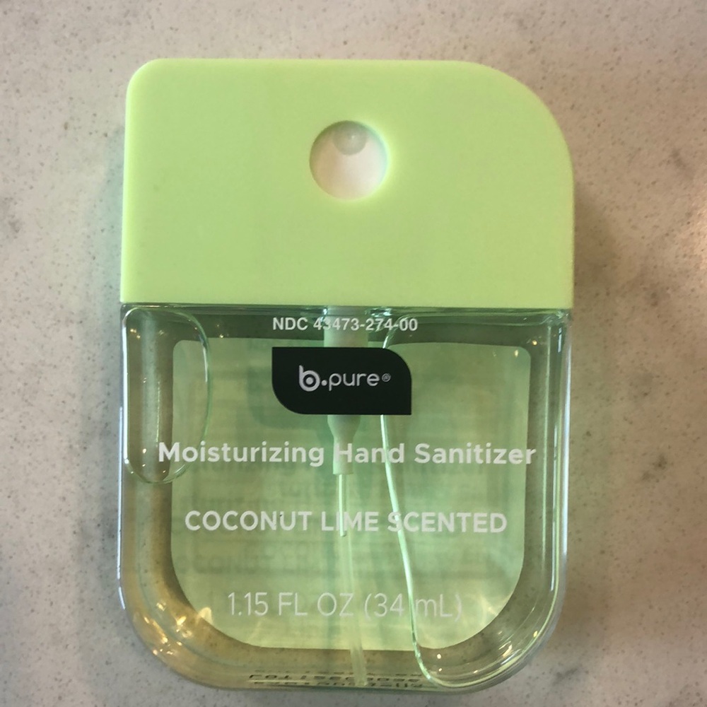 Coconut Lime Scented Moisturizing Hand Sanitizer - Green